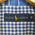 ラルフローレン RALPH LAUREN ポニー刺繍オックスフォードタータンチェックシャツ メンズ JPN:S