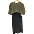 ハナエモリ HANAE MORI ラメ糸 ベロア S/S ワンピース レディース 9A3