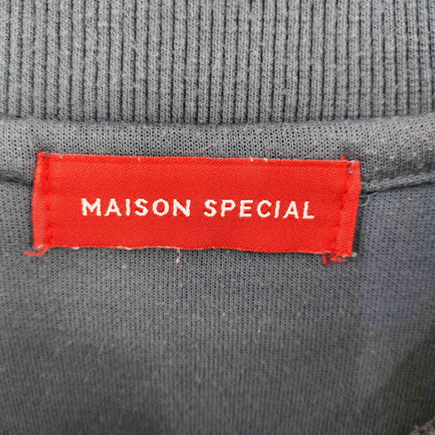 メゾンスペシャル MAISON SPECIAL プライムオーバーダンボールニットスウェットロングカットソー メンズ JPN:2
