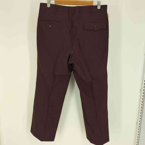 70-80S YZIP 1タック ウール スラックス パンツ メンズ
