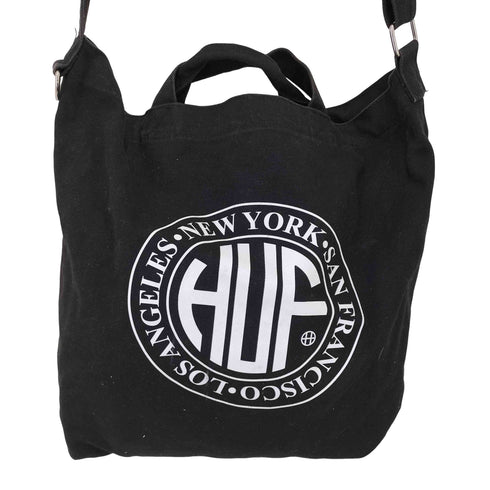 ハフ HUF ロゴプリント2WAY トートバッグ メンズ