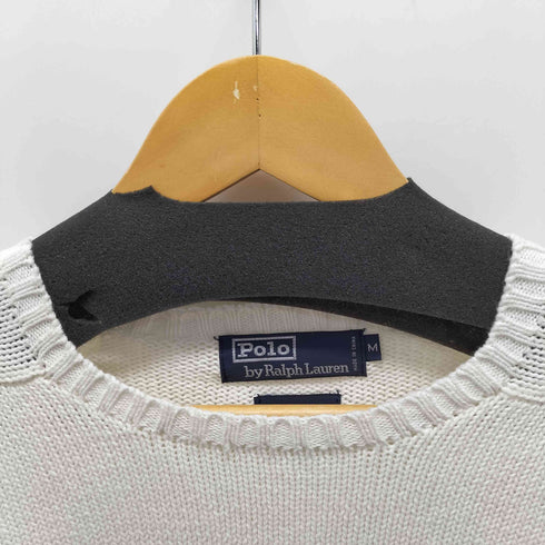 ポロバイラルフローレン Polo by RALPH LAUREN ポニー刺繍 COTTON クルーネックニット メンズ import:M