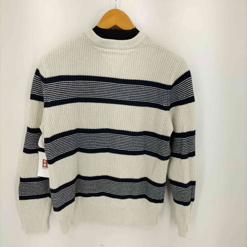 トミーヒルフィガー TOMMY HILFIGER コットン100% ボーダーニット メンズ JPN:M