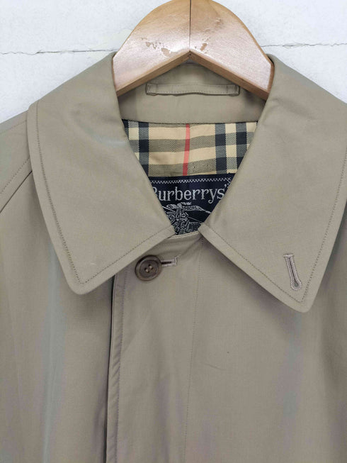 バーバリーズ BURBERRYS 裏地ノバチェック コットン100 ステンカラーコート メンズ