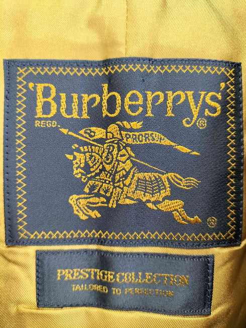 バーバリーズ BURBERRYS 裏地ノバチェック シルク55 ウール45 ライナー付き メンズ 180