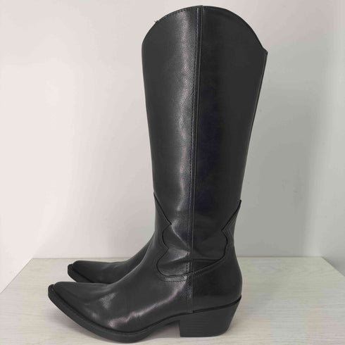 ザラ ZARA レザーウエスタンブーツ レディース 37