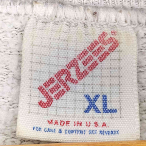 ジャージーズ JERZEES 80S 後期 MADE IN USA イルカ総柄 ラグランスウェット メンズ JPN:XL
