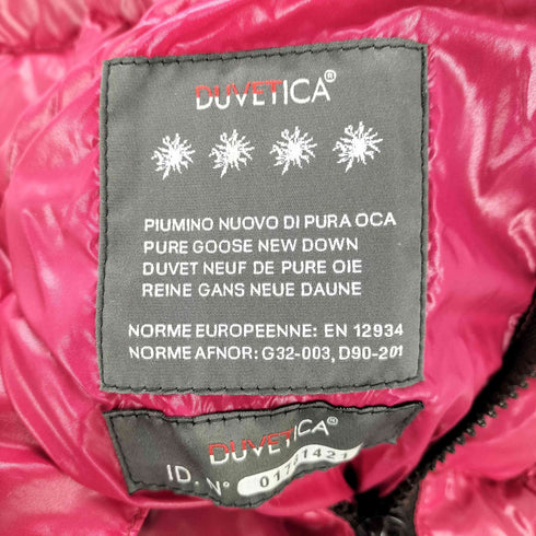 デュベティカ DUVETICA FEBE-ERRE フーデッドダウンベスト レディース 40