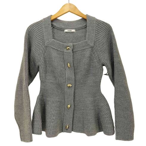 スナイデル snidel 24AW ペプラムローゲージカーデプルオーバー レディース ONE SIZE