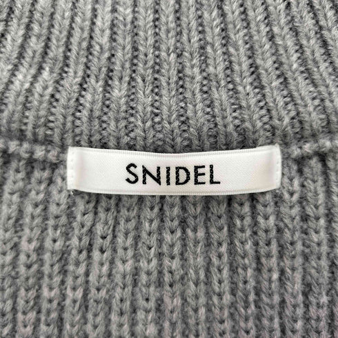 スナイデル snidel 24AW ペプラムローゲージカーデプルオーバー レディース ONE SIZE