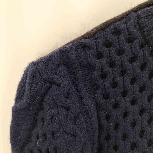 サカイラック sacai luck 14AW アンゴラドッキング ケーブルニット レディース JPN:1