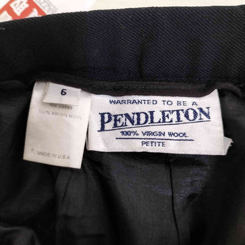 ペンドルトン PENDLETON USA製 バックスリット ウール スカート レディース 6