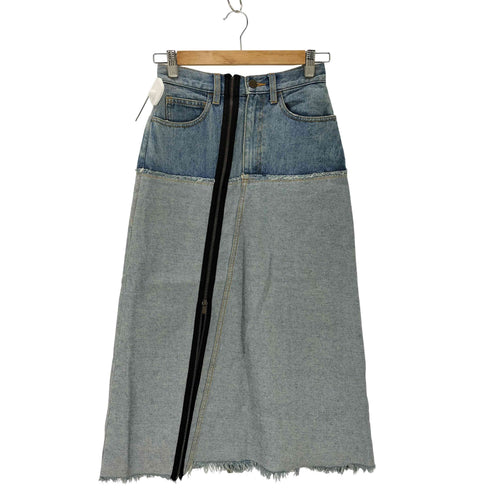 アメリ AMERI INSIDE OUT ZIPPER DENIM SKIRT レディース JPN:S