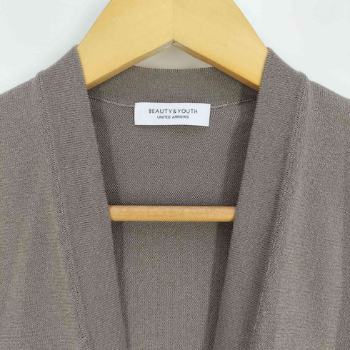 ビューティーアンドユースユナイテッドアローズ BEAUTY & YOUTH UNITED ARROWS BY シャイニー ノーボタン カーディガン メンズ JPN:M