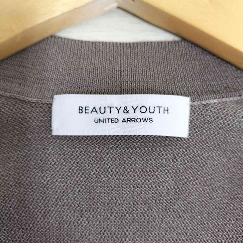 ビューティーアンドユースユナイテッドアローズ BEAUTY & YOUTH UNITED ARROWS BY シャイニー ノーボタン カーディガン メンズ JPN:M