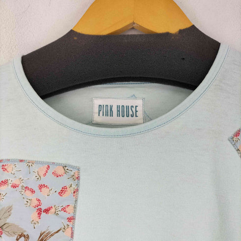 ピンクハウス PINK HOUSE パッチワーク L/S Tシャツ レディース