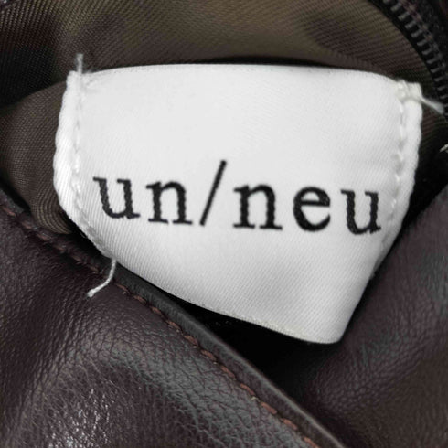 un/neu 24SS 2WAY BIG ポケットトライアングルバッグ レディース