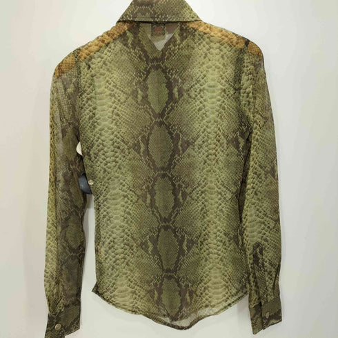 ジページェバイジャンポールゴルチエ JPG by GAULTIER パワーネット パイソン L/S シアーシャツ メンズ FR:40