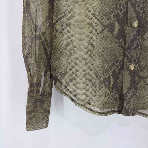ジページェバイジャンポールゴルチエ JPG by GAULTIER パワーネット パイソン L/S シアーシャツ メンズ FR:40