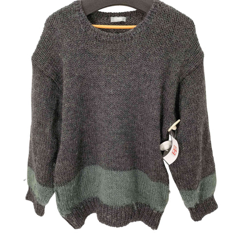 コムデギャルソンオム COMME des GARCONS HOMME 80s デカオム ウール100% パフスリーブニット メンズ