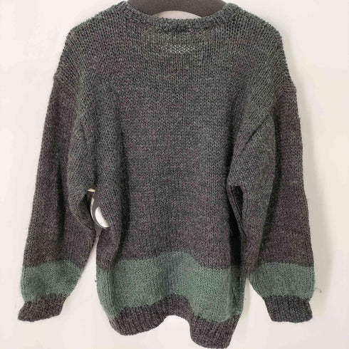 コムデギャルソンオム COMME des GARCONS HOMME 80s デカオム ウール100% パフスリーブニット メンズ