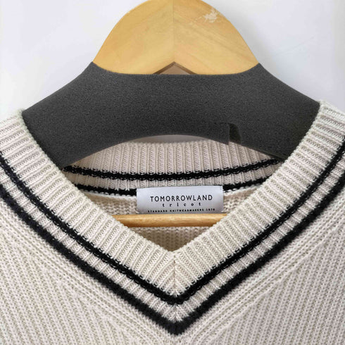 トゥモローランドトリコ TOMORROWLAND tricot ウール チルデンニット メンズ import:S