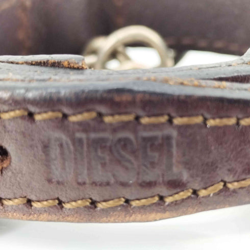 ディーゼル DIESEL Y2K レザー チェーン ブレスレット メンズ