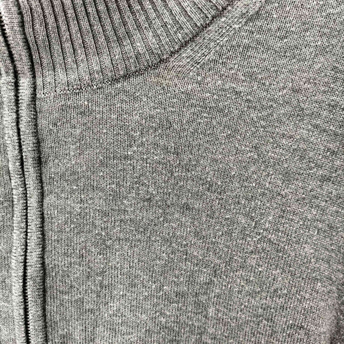 メゾンマルジェラ Maison Margiela 16AW レザー エルボーパッチ ハーフジップニット メンズ import:L