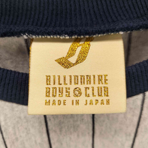 ビリオネアボーイズクラブ Billionaire Boys Club ストライプ柄 ラグラン カットソー メンズ