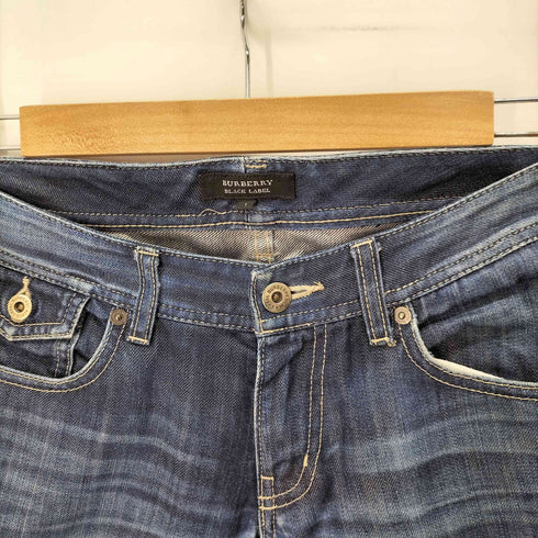 バーバリーブラックレーベル BURBERRY BLACK LABEL ストレート デニムパンツ レディース JPN:1