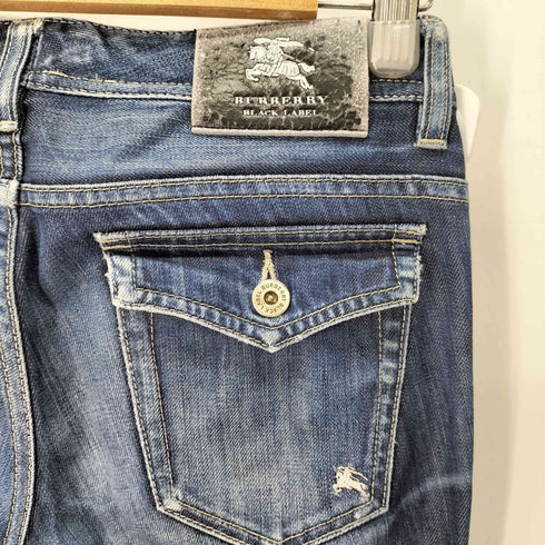 バーバリーブラックレーベル BURBERRY BLACK LABEL ストレート デニムパンツ レディース JPN:1