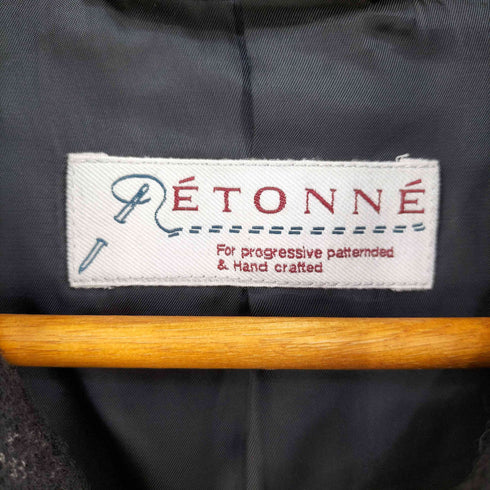 エトネ Etonne コットンウール ダブルブレストジャケット ピーコート LEOMASTER メンズ JPN:S