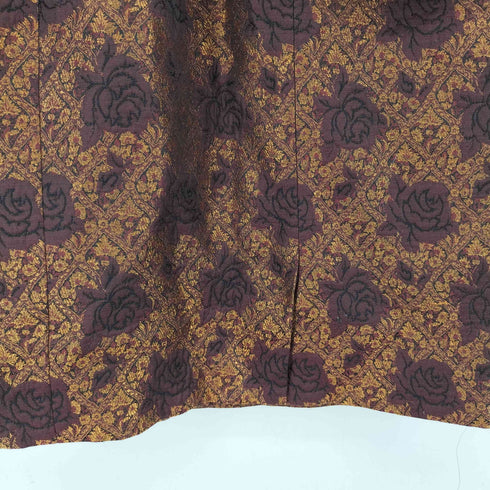 ペリーエリス PERRY ELLIS 総柄 セットアップ ボタンレスジャケット スカート レディース 9