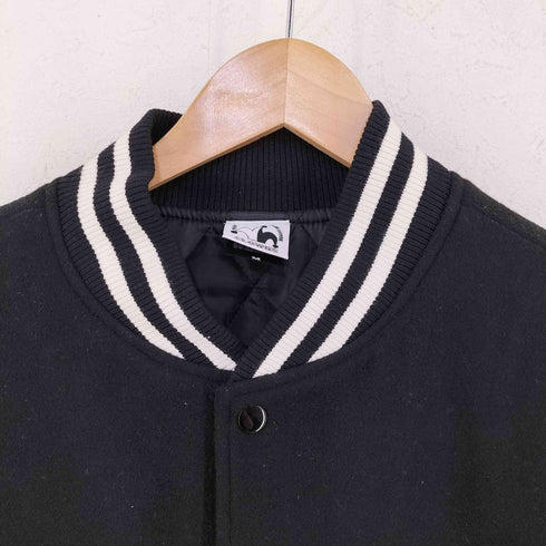 CLOWNS キルティングライナー付き メルトンウールスタジャン スナップボタン メンズ JPN:M