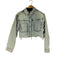 ザラ ZARA カットオフデニムジャケット レディース import:XS