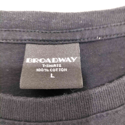 ブロードウェイ BROADWAY バンドプリント S/S クルーネックTシャツ メンズ import:L