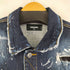 ディースクエアード DSQUARED2 ペイント加工 デニムジャケット メンズ 54