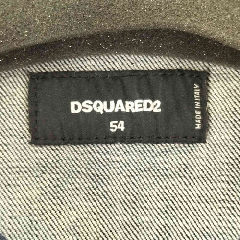 ディースクエアード DSQUARED2 ペイント加工 デニムジャケット メンズ 54