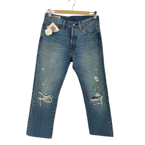 リーバイス Levis 150周年モデル ダメージ加工 ボタンフライ レギュラーストレート メンズ 29x32
