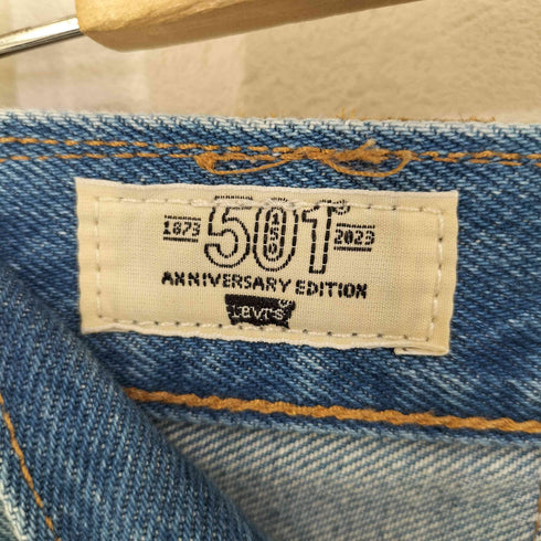 リーバイス Levis 150周年モデル ダメージ加工 ボタンフライ レギュラーストレート メンズ 29x32