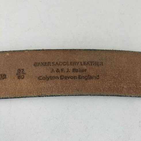 石原商店 J&FJ Baker社 イングランドサドルレザーベルト メンズ 32/80