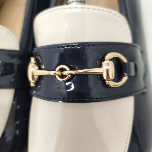 ハルタ HARUTA エナメルビット付フラットローファー メンズ JPN:25