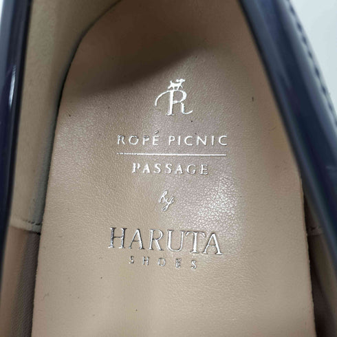 ハルタ HARUTA エナメルビット付フラットローファー メンズ JPN:25