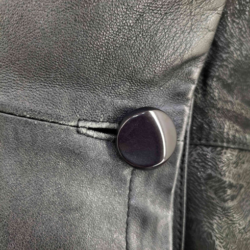 ジャジャ JHA-JHA MADE IN KOREA スタンドネック デザインレザーハーフコート レディース 9