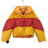 ジュンヤワタナベコムデギャルソンマン JUNYA WATANABE COMME des GARCONS MAN AD2004 クロップド丈デザインシルエットダウンジャケット レディース M