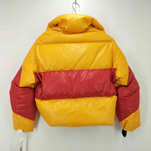 ジュンヤワタナベコムデギャルソンマン JUNYA WATANABE COMME des GARCONS MAN AD2004 クロップド丈デザインシルエットダウンジャケット レディース M