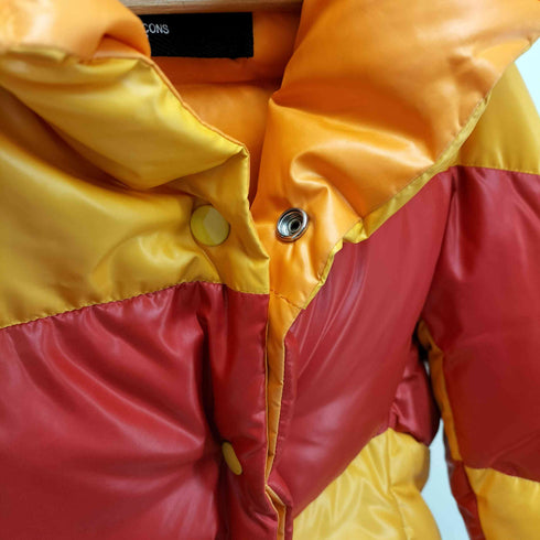ジュンヤワタナベコムデギャルソンマン JUNYA WATANABE COMME des GARCONS MAN AD2004 クロップド丈デザインシルエットダウンジャケット レディース M
