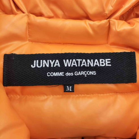 ジュンヤワタナベコムデギャルソンマン JUNYA WATANABE COMME des GARCONS MAN AD2004 クロップド丈デザインシルエットダウンジャケット レディース M