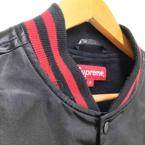 シュプリーム Supreme Satin Varsity Jacket サテンヴァーシティジャケット メンズ S
