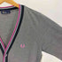 フレッドペリー FRED PERRY ロゴ 刺繍 ライン ライト カーディガン レディース JPN:S